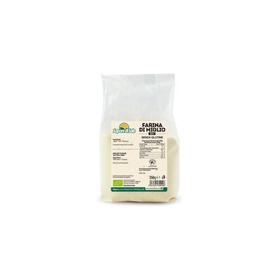 Harina de Mijo Sin Gluten Sapore di Sole - Molida en Piedra 350g Harina de Mijo Sin Gluten Sapore di Sole - Molida en Piedra 350g