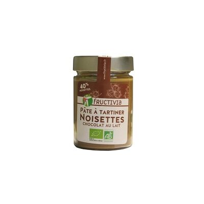 Chocolate con leche con avellanas 40% avellana 300 g - Fructivia Chocolate con leche con avellanas 40% avellana 300 g - Fructivia