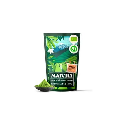 Matcha premium Bio 200 g de polvo - NaturaleBio Matcha premium Bio 200 g de polvo - NaturaleBio
