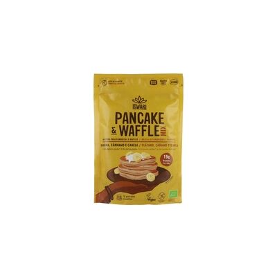 Mezcla para panqueques y waffles de plátano, cáñamo y canela - Iswari Mezcla para panqueques y waffles de plátano, cáñamo y canela - Iswari