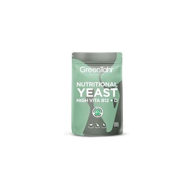 Levadura Nutricional Green Tahr - Alto en B12+D - 500g Levadura Nutricional Green Tahr - Alto en B12+D - 500g