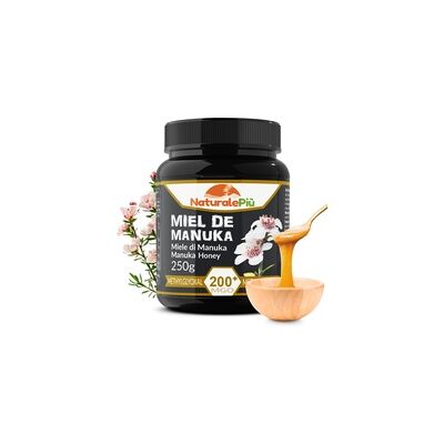 Miel de Manuka 200 MGO Bio 250 g - NaturaleBio Miel de Manuka 200 MGO Bio 250 g - NaturaleBio