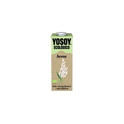 Yosoy Eco Arroz 1 L - Bebida de arroz ecológico vegana sin gluten Yosoy Eco Arroz 1 L - Bebida de arroz ecológico vegana sin gluten