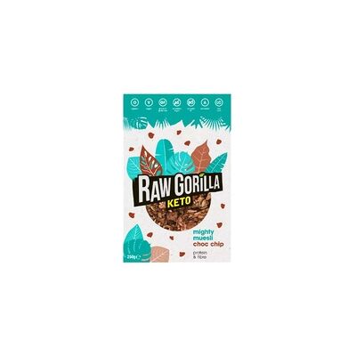 3 x Muesli keto con choco chips 250 g - Raw Gorilla 3 x Muesli keto con choco chips 250 g - Raw Gorilla
