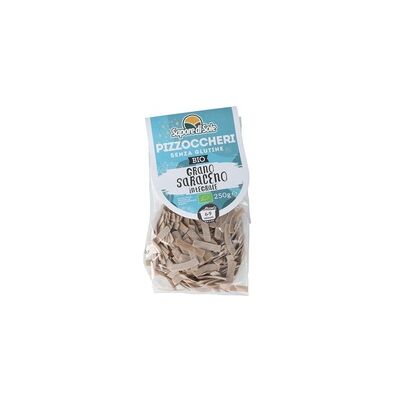 Sapore di Sole Saracenum Pizzoccheri - Pasta de alforfón - Sin gluten Sapore di Sole Saracenum Pizzoccheri - Pasta de alforfón - Sin gluten