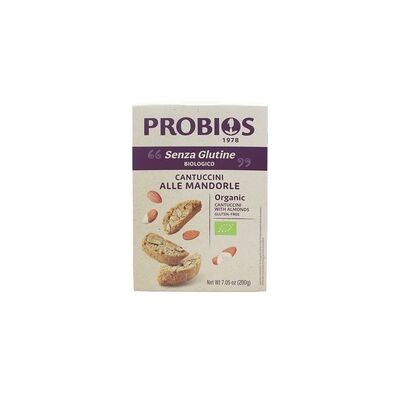 3 x Cantuccini con almendras sin gluten bio 200 g - Probios 3 x Cantuccini con almendras sin gluten bio 200 g - Probios