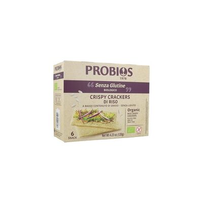 5 x Galletas crujientes 100% arroz 120 g - Probios 5 x Galletas crujientes 100% arroz 120 g - Probios