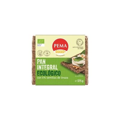 Pema Pan de centeno integral con semillas de lino - Pan de centeno Pema Pan de centeno integral con semillas de lino - Pan de centeno