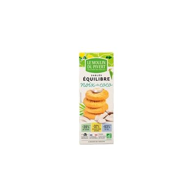 3 x Galletas de coco 4 unidades de 37,5g - Le Moulin du Pivert 3 x Galletas de coco 4 unidades de 37,5g - Le Moulin du Pivert