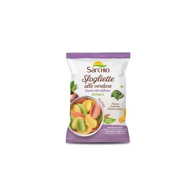 5 x Sfogliette - snack salado con verduras 55 g - Sarchio 5 x Sfogliette - snack salado con verduras 55 g - Sarchio