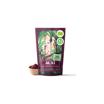 Açai liofilizado Bio 100 g de polvo - NaturaleBio Açai liofilizado Bio 100 g de polvo - NaturaleBio
