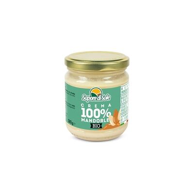 Sapore di Sole - Crema 100% Almendra Blanca - 180 g - Almendra - Crema Sapore di Sole - Crema 100% Almendra Blanca - 180 g - Almendra - Crema