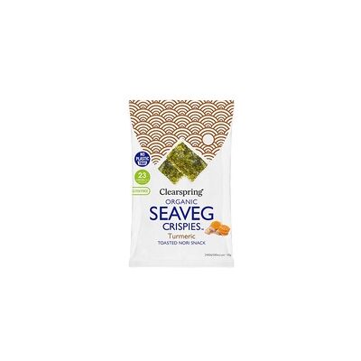5 x Alga nori con cúrcuma snack 4 g - Clearspring 5 x Alga nori con cúrcuma snack 4 g - Clearspring