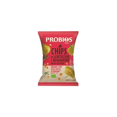 10 x Chips de lentejas y romero 40 g - Probios 10 x Chips de lentejas y romero 40 g - Probios