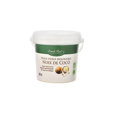 Aceite de coco virgen orgánico 500 ml de aceite - Emile Noël Aceite de coco virgen orgánico 500 ml de aceite - Emile Noël