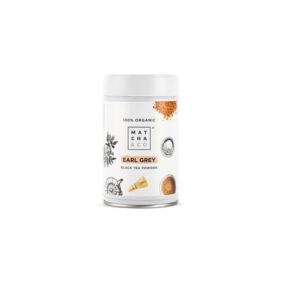 Té Negro Earl Grey en Polvo 70 g de polvo - Matcha & Co Té Negro Earl Grey en Polvo 70 g de polvo - Matcha & Co