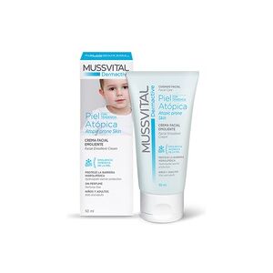 Crema Facial Emoliente Piel Atópica 50 ml de crema - Mussvital Crema Facial Emoliente Piel Atópica 50 ml de crema - Mussvital