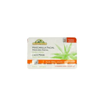 Mascarilla Facial Bio Aloe Vera y Salvia sobre de 7,5 ml x 2 Corpore Sano Mascarilla Facial Bio Aloe Vera y Salvia sobre de 7,5 ml x 2 Corpore Sano