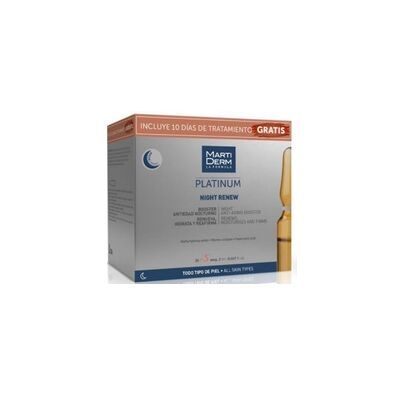 Martiderm Platinum Night Renew PROMO 10 DÍAS GRATIS 30+5 ampollas - Martiderm Martiderm Platinum Night Renew PROMO 10 DÍAS GRATIS 30+5 ampollas - Martiderm