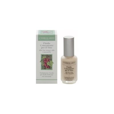 Fluido Concentrado Facial Vida Roja y Manzanilla 30 ml - L'Erbolario Fluido Concentrado Facial Vida Roja y Manzanilla 30 ml - L'Erbolario