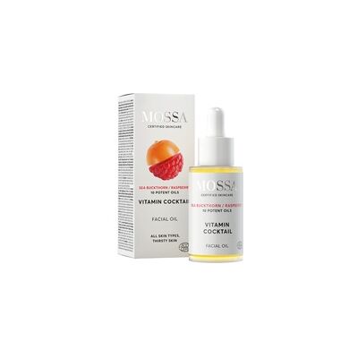 Mossa Cosméticos Mossa Vitamina Impulso Aceite Facial de Frambuesa - Aceite Facial Mossa Cosméticos Mossa Vitamina Impulso Aceite Facial de Frambuesa - Aceite Facial