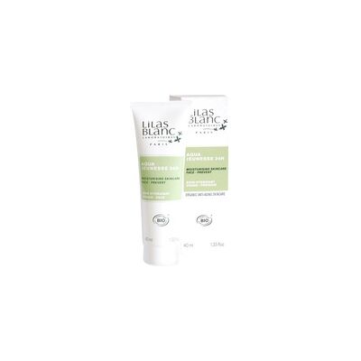 Crema facial hidratante 24 horas Tubo de crema de 40 ml Lilas Blanc Crema facial hidratante 24 horas Tubo de crema de 40 ml Lilas Blanc