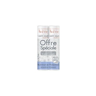 Duo stick labial nutritivo al cold cream 2 unidades de 2g - Avene Duo stick labial nutritivo al cold cream 2 unidades de 2g - Avene