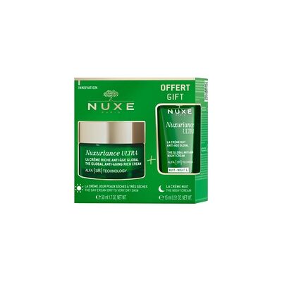 Nuxuriance ultra Crema rica antiedad global + Crema global noche 50ml+15ml - Nuxe Nuxuriance ultra Crema rica antiedad global + Crema global noche 50ml+15ml - Nuxe
