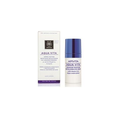 Aqua Vita Crema Hidratante Contorno Ojos Con Agnocasto y Propóleo 15 ml - Apivita Aqua Vita Crema Hidratante Contorno Ojos Con Agnocasto y Propóleo 15 ml - Apivita