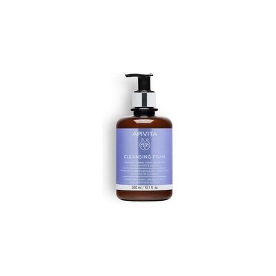 Crema Espuma Limpiadora facial & Ojos tamaño especial 300 ml de crema - Apivita Crema Espuma Limpiadora facial & Ojos tamaño especial 300 ml de crema - Apivita