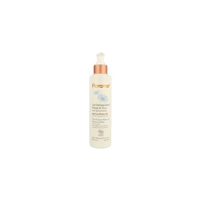 Leche Desmaquillante Orgánica para Cara y Ojos 200 ml Florame Leche Desmaquillante Orgánica para Cara y Ojos 200 ml Florame