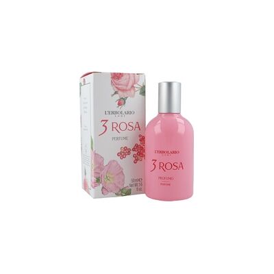 L'Erbolario 3 Rosa Perfume 50ml - Fragancia Floral y Especiada L'Erbolario 3 Rosa Perfume 50ml - Fragancia Floral y Especiada