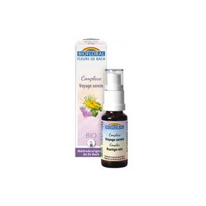 Biofloral Viaje Sereno Orgánico 20 ml de elixir floral - Suplemento alimenticio Biofloral Viaje Sereno Orgánico 20 ml de elixir floral - Suplemento alimenticio