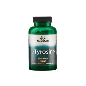 Swanson L-Tyrosina 500mg Cápsulas - Suplemento Dietético Swanson L-Tyrosina 500mg Cápsulas - Suplemento Dietético