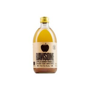 Rawsome 3 x Vinagre de manzana sin filtrar jengibre y cúrcuma ECO 500 ml - Rawsome