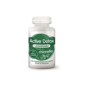 3 x Active detox de chlorella 120 cápsulas de 500μg - Energy Feelings