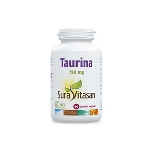 Taurina 750mg 90 cápsulas vegetales - Sura Vitasan Taurina 750mg 90 cápsulas vegetales - Sura Vitasan