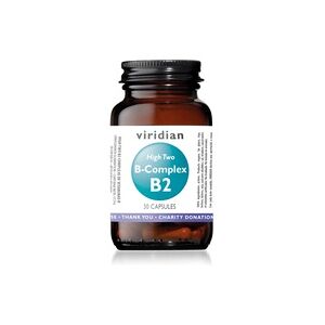 Viridian High Two B-Complex B2 Vitamina B 30 cápsulas - Viridian