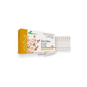 SORIA Diatonate 5/1 Zinc-Cobre 28 Viales - Complemento Alimenticio SORIA Diatonate 5/1 Zinc-Cobre 28 Viales - Complemento Alimenticio