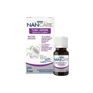 Nestlé Nancare Flora Defense - Vitamina D y Probiótico para Bebés Nestlé Nancare Flora Defense - Vitamina D y Probiótico para Bebés