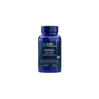 Life Extension Cinsulin con InSea2 y Crominex 3+ - Suplemento dietético Life Extension Cinsulin con InSea2 y Crominex 3+ - Suplemento dietético