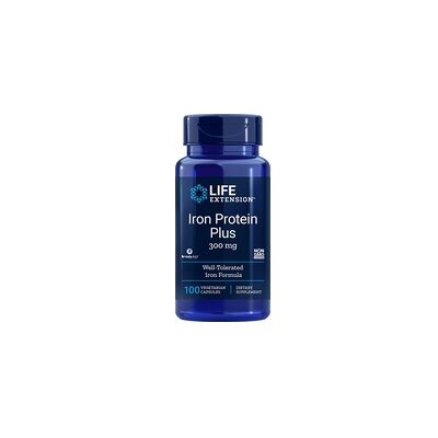 Life Extension Proteína de Hierro Plus - Suplementos Dietéticos - 300mg - 100 Cápsulas Vegetarianas Life Extension Proteína de Hierro Plus - Suplementos Dietéticos - 300mg - 100 Cápsulas Vegetarianas