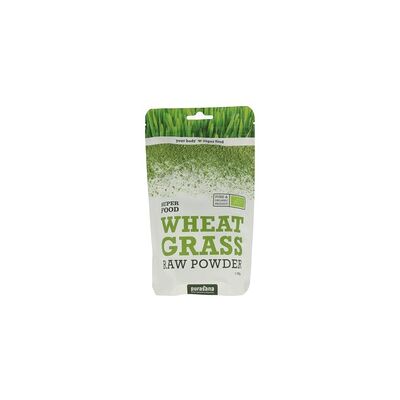 Polvo de Hierba de Trigo Purasana - Orgánico, Cruo, 200g Polvo de Hierba de Trigo Purasana - Orgánico, Cruo, 200g