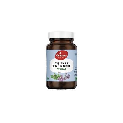 El Granero Integral Pylbac Aceite de Orégano 60 cápsulas blandas - Suplemento alimenticio El Granero Integral Pylbac Aceite de Orégano 60 cápsulas blandas - Suplemento alimenticio