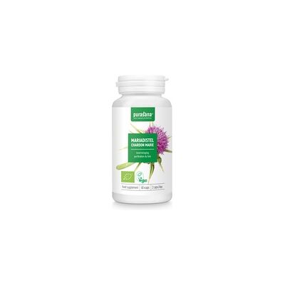 Extracto de cardo mariano - 60mg - Apoyo hepático - 60 cápsulas Extracto de cardo mariano - 60mg - Apoyo hepático - 60 cápsulas