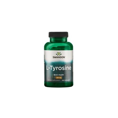 Swanson L-Tyrosina 500mg Cápsulas - Suplemento Dietético Swanson L-Tyrosina 500mg Cápsulas - Suplemento Dietético