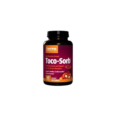 Jarrow Formulas Toco-Sorb - Vitamina E y Toco-trienoles - 60 Softgels Jarrow Formulas Toco-Sorb - Vitamina E y Toco-trienoles - 60 Softgels