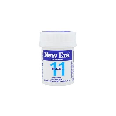 Nue Era Schüssler 11 Silicea 240 comprimidos sublinguales - Suplemento alimenticio Nue Era Schüssler 11 Silicea 240 comprimidos sublinguales - Suplemento alimenticio