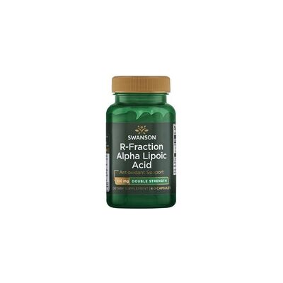 Swanson Ácido Alfa Lipoico R-Fraction 100mg Doble Fuerza - Suplemento Swanson Ácido Alfa Lipoico R-Fraction 100mg Doble Fuerza - Suplemento