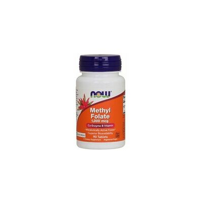 Now Foods Methyl Folato 1000µg tabletas (90 pcs.) Now Foods Methyl Folato 1000µg tabletas (90 pcs.)